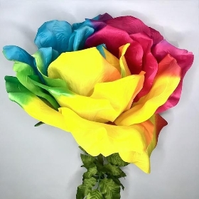 XXL Rainbow Rose 170cm