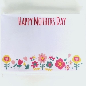 Mothers Day Funky Flowers Small Florist Cards