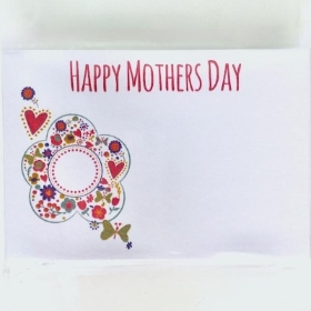 Mothers Day Patterned Flower Small Florist Cards