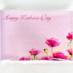 Mothers Day Watercolour Flowers Small Florist Cards