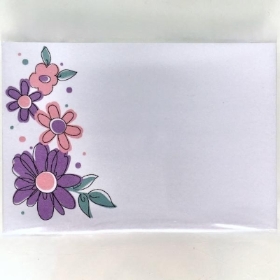 Pastel Flowers Small Florist Cards