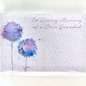 In Loving Memory Watercolour Small Florist Cards