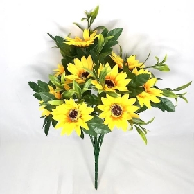 Yellow Sunflower Bush 41cm