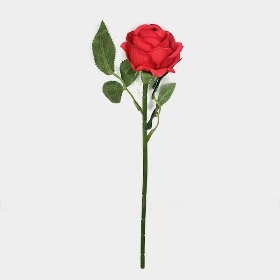 Red Single Rose 28cm