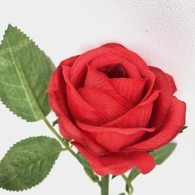 Red Single Rose 28cm