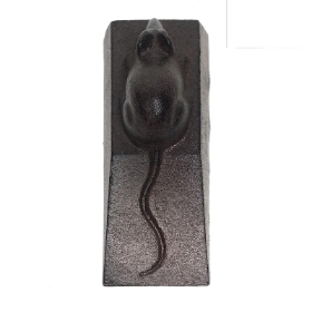 Cast Iron Mouse Doorstop 12.5cm