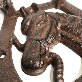 Cast Iron Horse Door Knocker 16cm