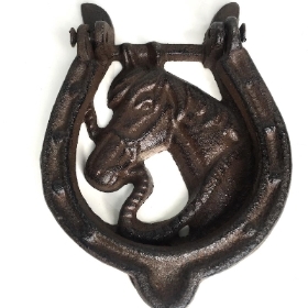 Cast Iron Horse Door Knocker 16cm