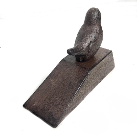 Cast Iron Bird Door Wedge 12cm