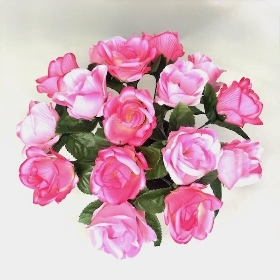 Pink Rose Grave Pot 25cm