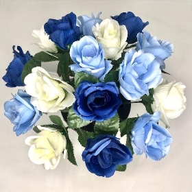 Blue Rose Grave Pot 25cm