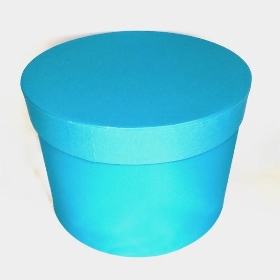 Sky Blue Hat Box Set Of 3