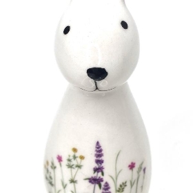 Tall Ceramic Meadow Rabbit 10cm