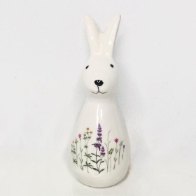 Tall Ceramic Meadow Rabbit 10cm