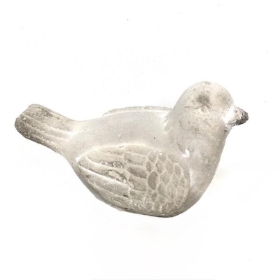 Concrete Bird Decoration 7cm