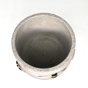 Cement Bee Pot 14cm