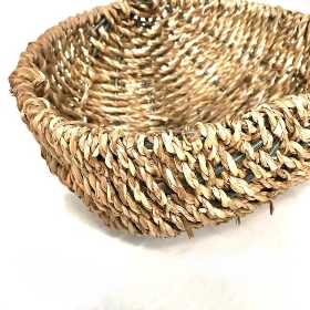 Natural Oval Seagrass Basket 22cm