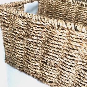 Natural Seagrass Hamper 32cm