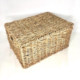 Natural Seagrass Hamper 32cm