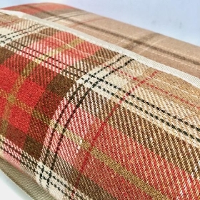 Orange Tartan Picnic Rug 142cm