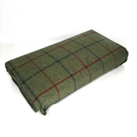 Green Tweed Picnic Rug 142cm