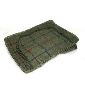 Green Tweed Cooler Bag 37cm