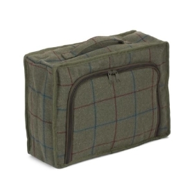 Green Tweed Cooler Bag 37cm