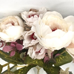 White Peony Bush 30cm