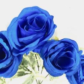 Blue Open Rose Bush 30cm