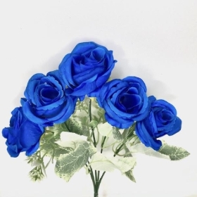 Blue Open Rose Bush 30cm