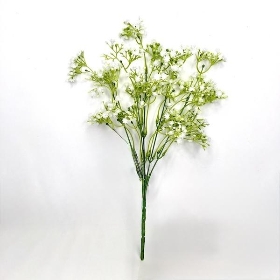 White Gyp & Bud Bush 34cm