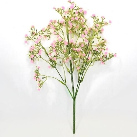 Pink Gyp & Bud Bush 34cm