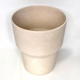 Beige Bamboo Orchid Pot 15.5cm