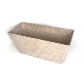 Beige Chaff Window Planter 29.5cm