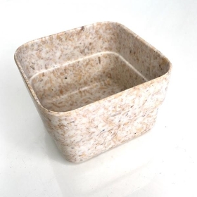 Beige Chaff Trio Pots & Tray 23cm