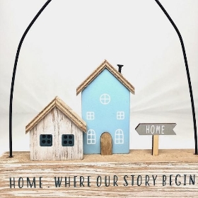 Where Our Story Begins Sign 21cm