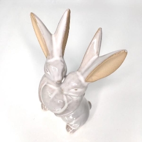 Glazed Rabbit Decoration 14cm