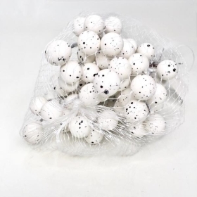 White Easter Berry Picks 20cm