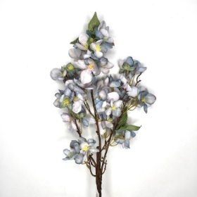 Dusky Blue Blossom 64cm