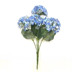 Sky Blue Hydrangea Bush 43cm