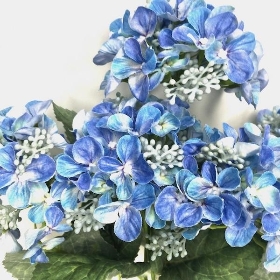 Sky Blue Hydrangea Bush 43cm