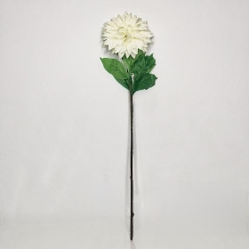 Ivory Monarch Dahlia 66cm