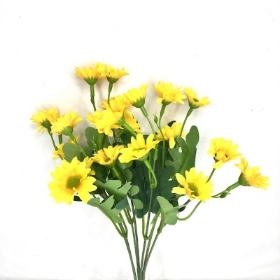 Yellow Mini Daisy Bush 32cm