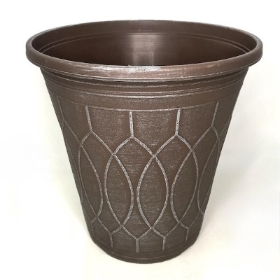 Brown Monaco Planter 33cm