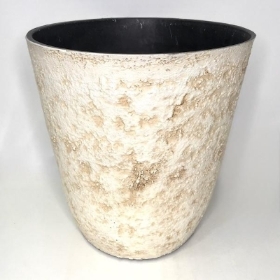 Cream Concrete Look Planter 35cm