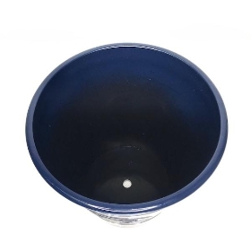 Dark Blue Bee Planter 23cm