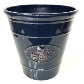 Dark Blue Bee Planter 40cm