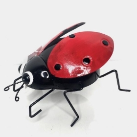 Ladybird Pot Decoration 15cm