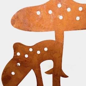 Rusty Toadstool 27cm