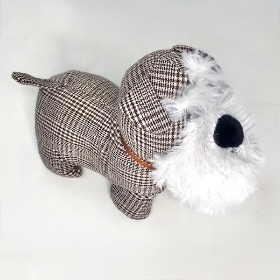 Schnauzer Dog Door Stop 26cm